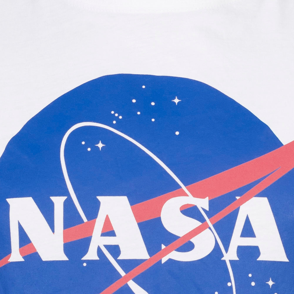 NASA Circle Logo Heren T-shirt TMMTS007WHT