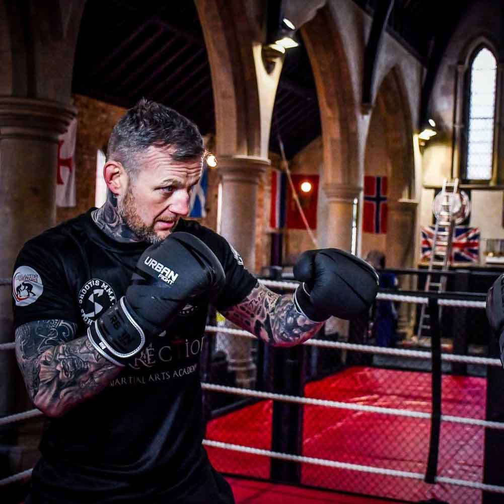 Urban Fight Sparring Leren bokshandschoenen UFC00408BV