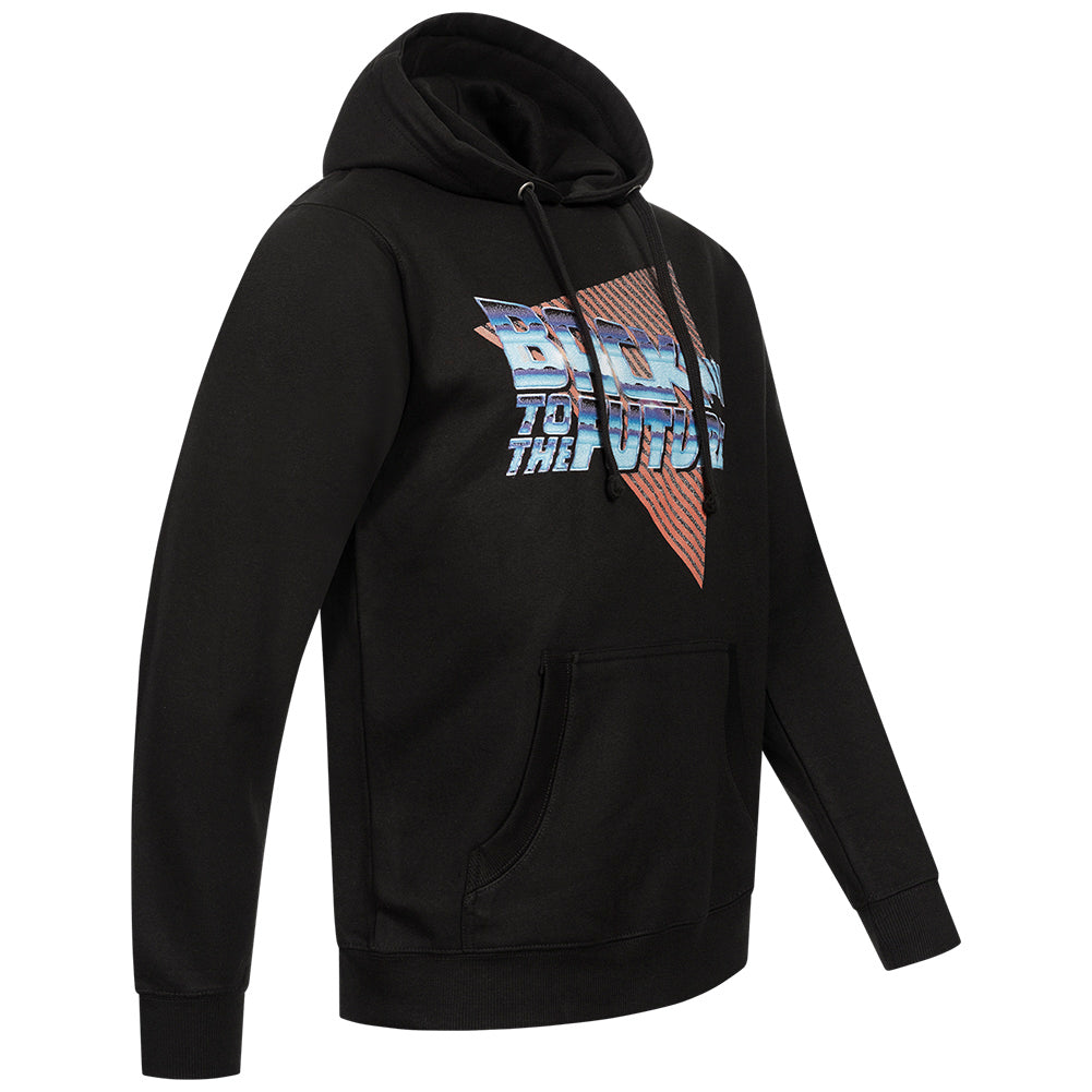 Back to the Future Chrome Logo Heren Hoodie UNMHS070BLK
