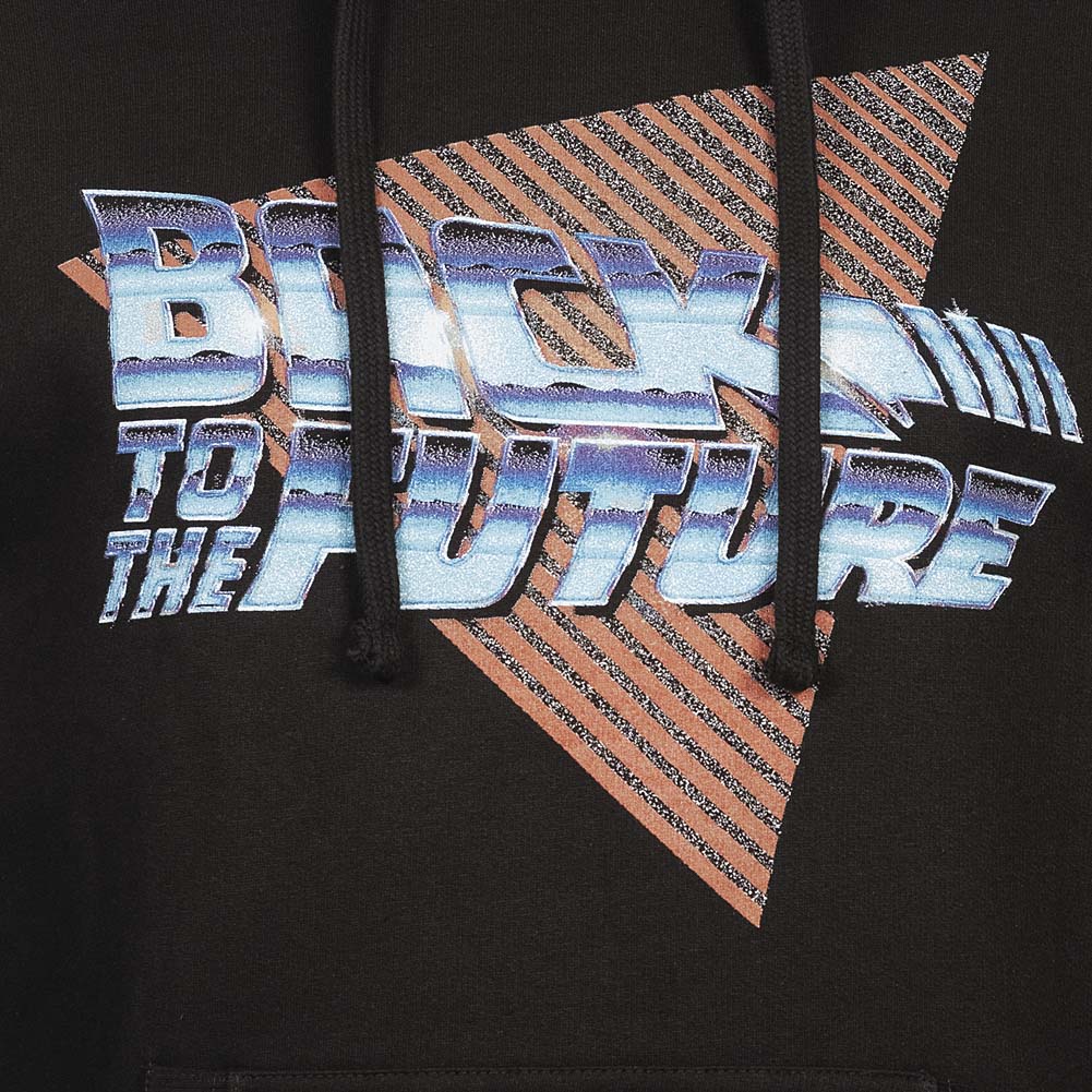 Back to the Future Chrome Logo Heren Hoodie UNMHS070BLK