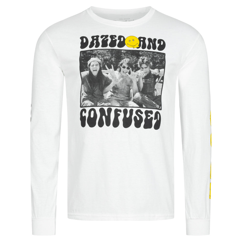 DAZED & CONFUSED Foto Heren T-shirt Lange mouwen UNMLT069WHT