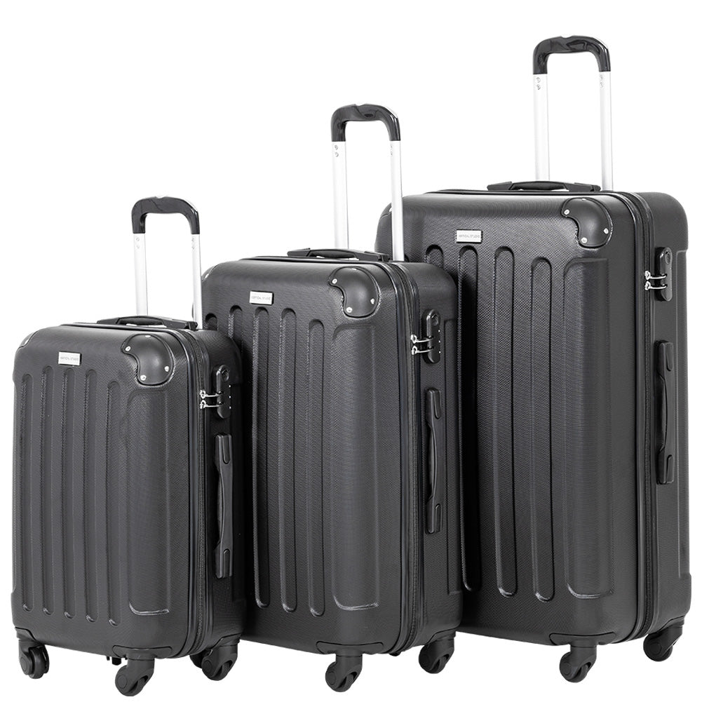 VERTICAL STUDIO "Helsinki" Koffer 3-set 20" 24" 28" zwart