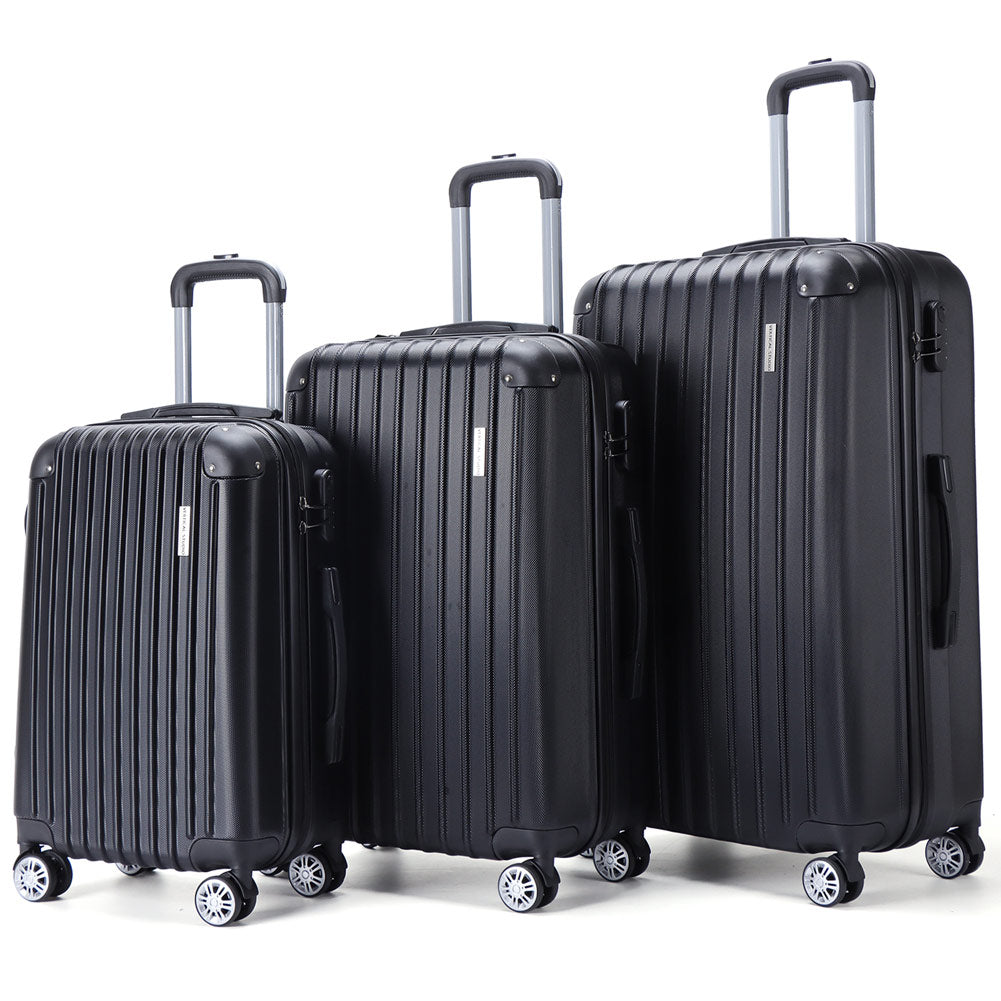 VERTICAL STUDIO "Göteborg" 20" 24" 28" Koffer 3-delige set zwart