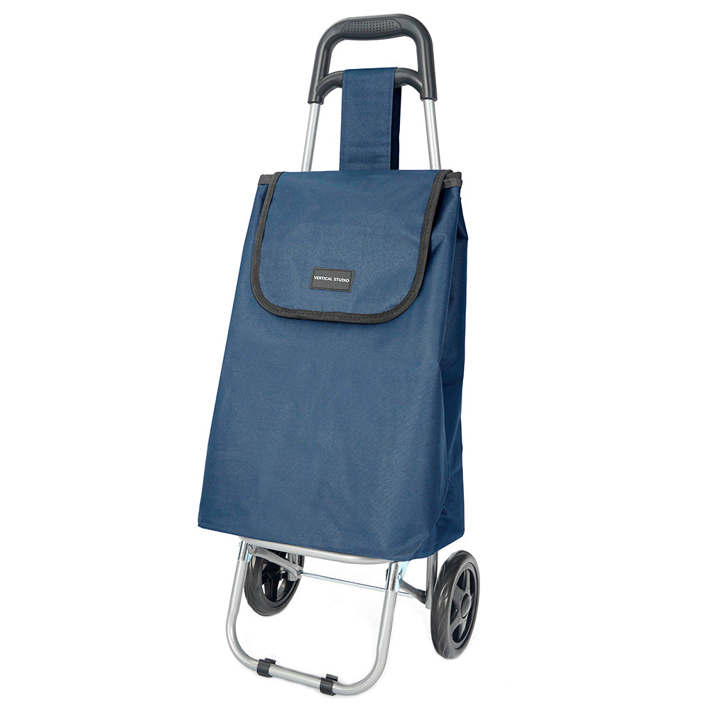 VERTICAL STUDIO opvouwbare boodschappentrolley 35 L navy