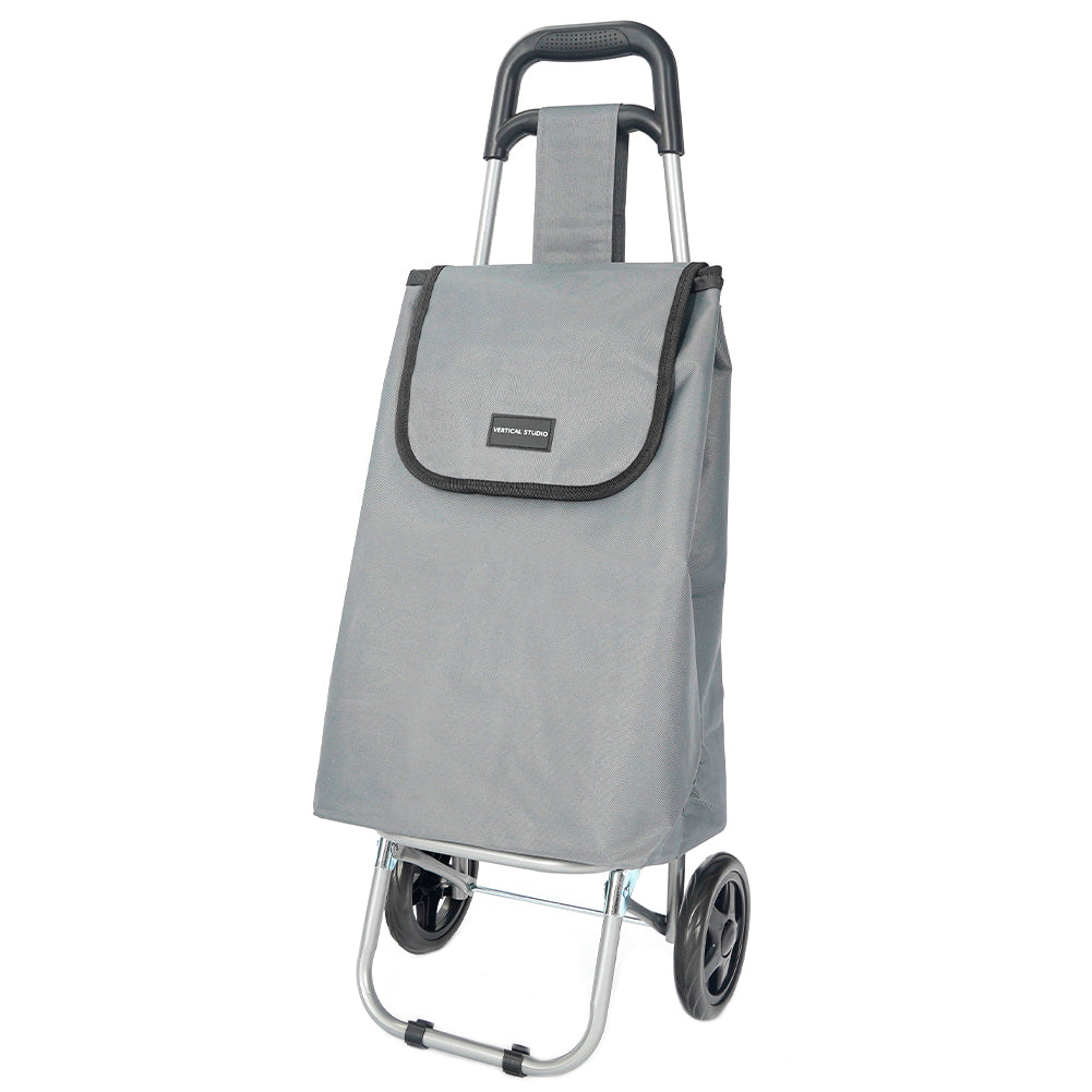 VERTICAL STUDIO opvouwbare boodschappentrolley 35 L grijs
