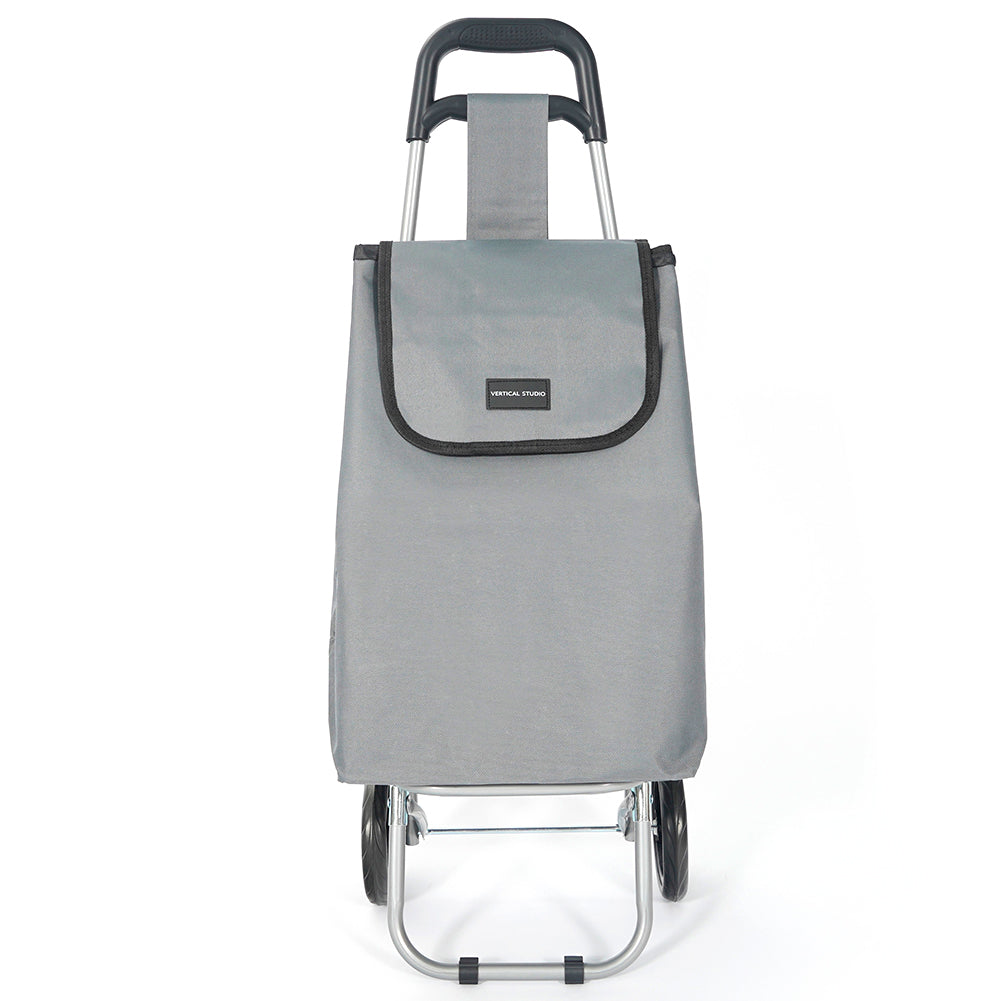 VERTICAL STUDIO opvouwbare boodschappentrolley 35 L grijs