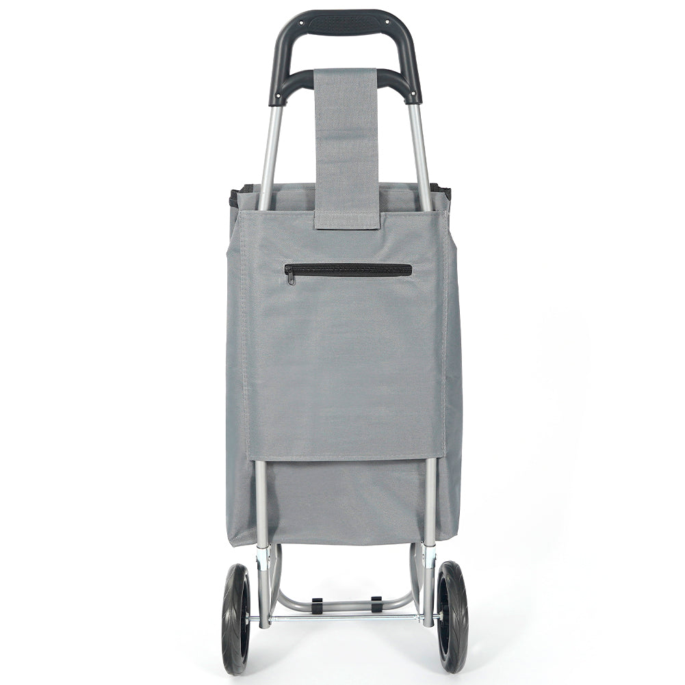 VERTICAL STUDIO opvouwbare boodschappentrolley 35 L grijs
