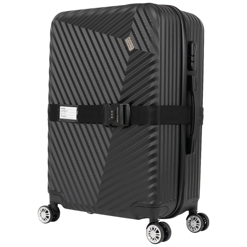 VERTICAL STUDIO Bagageriem 200cm zwart