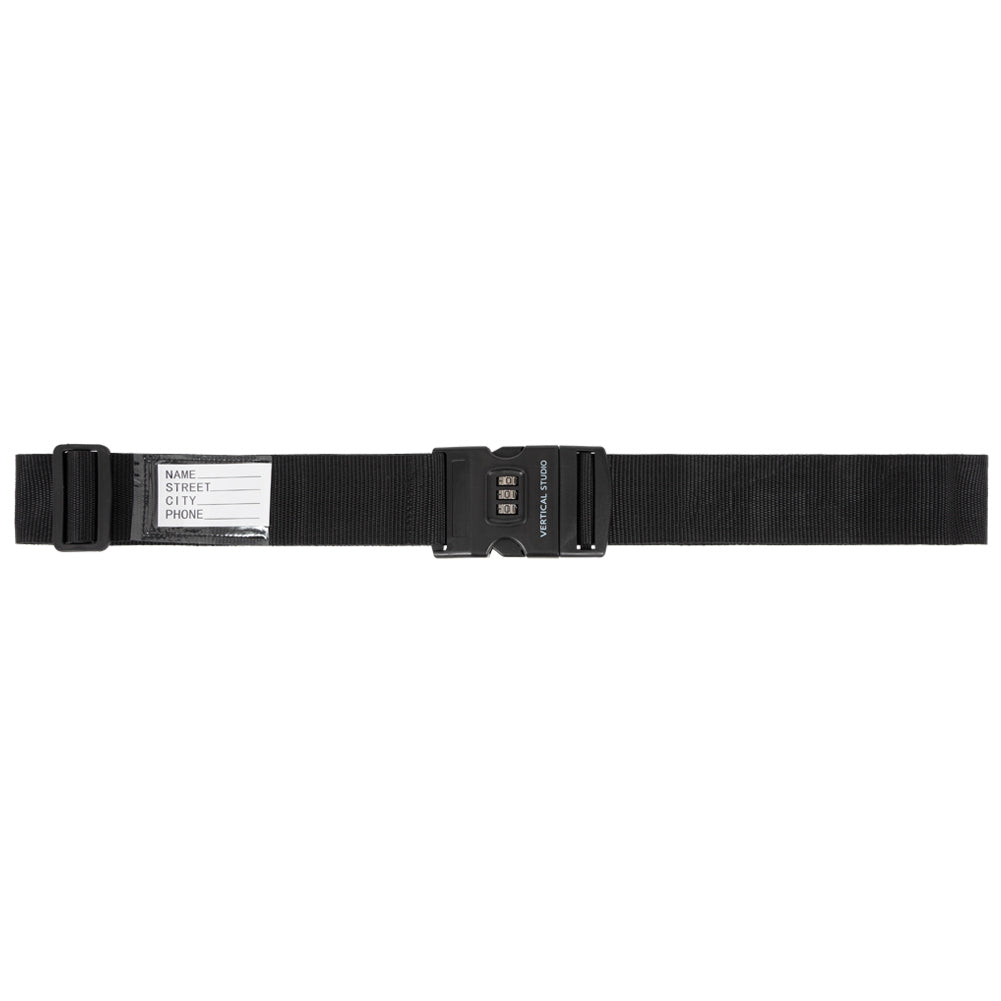 VERTICAL STUDIO Bagageriem 200cm zwart