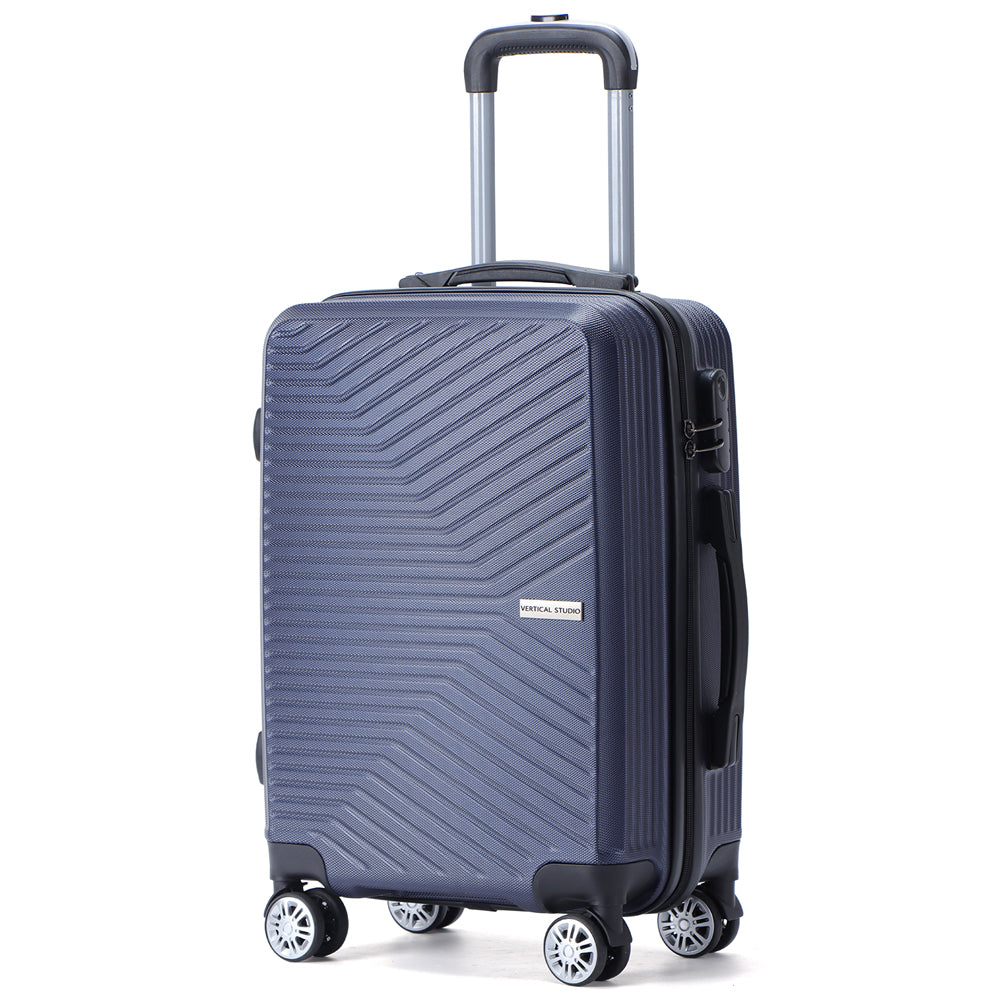 VERTICAL STUDIO "Alesund" 20" 24" 28" koffer 3-delige set marineblauw