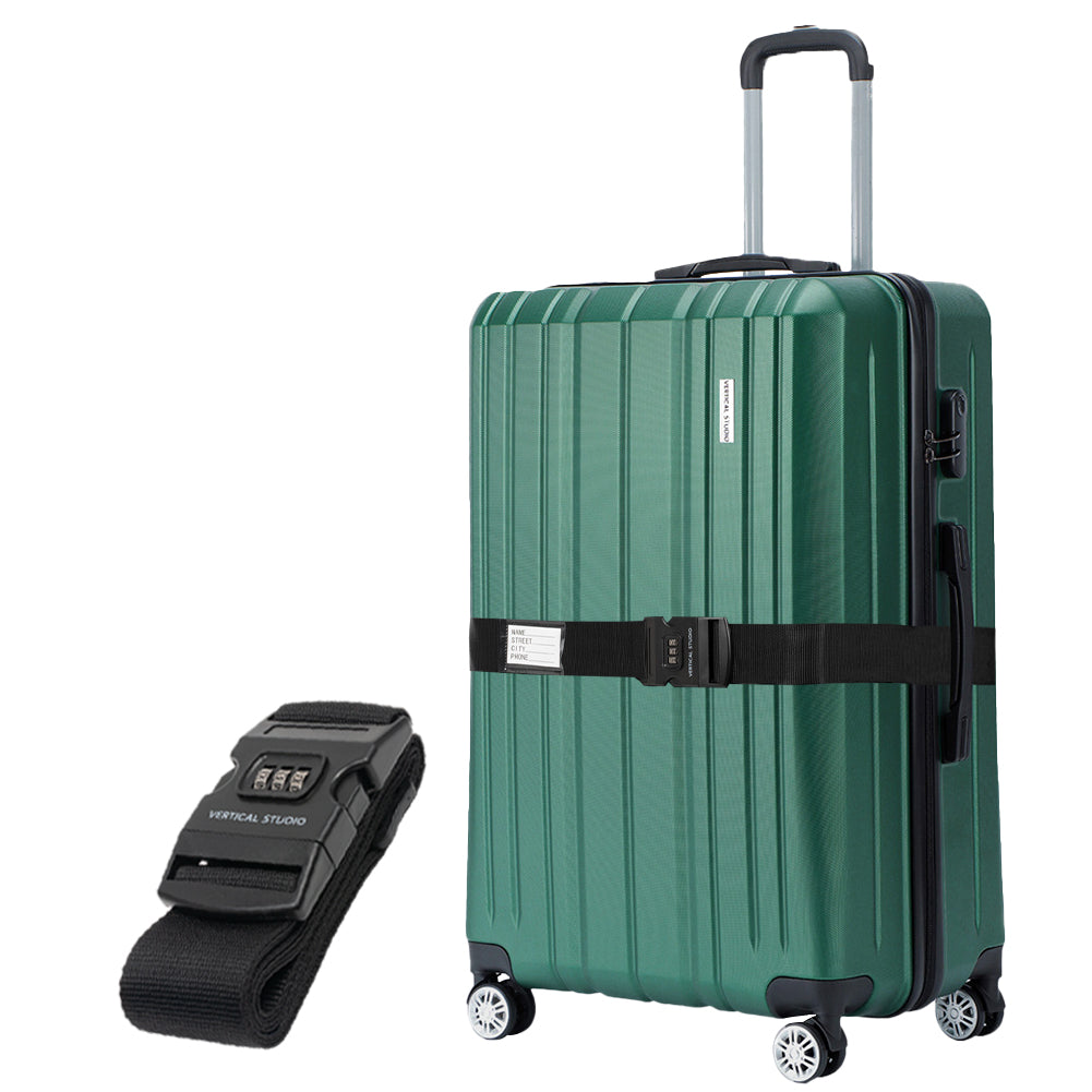 VERTICAL STUDIO "Silkström" 24" Koffer groen incl. GRATIS kofferriem