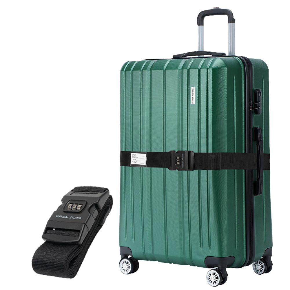 VERTICAL STUDIO "Silkström" 28" koffer groen incl. GRATIS kofferriem