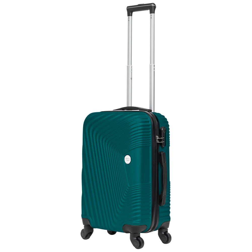 VERTICAL STUDIO "Fredrikstad" koffer 3-delige set 20" 24" 28" donkergroen
