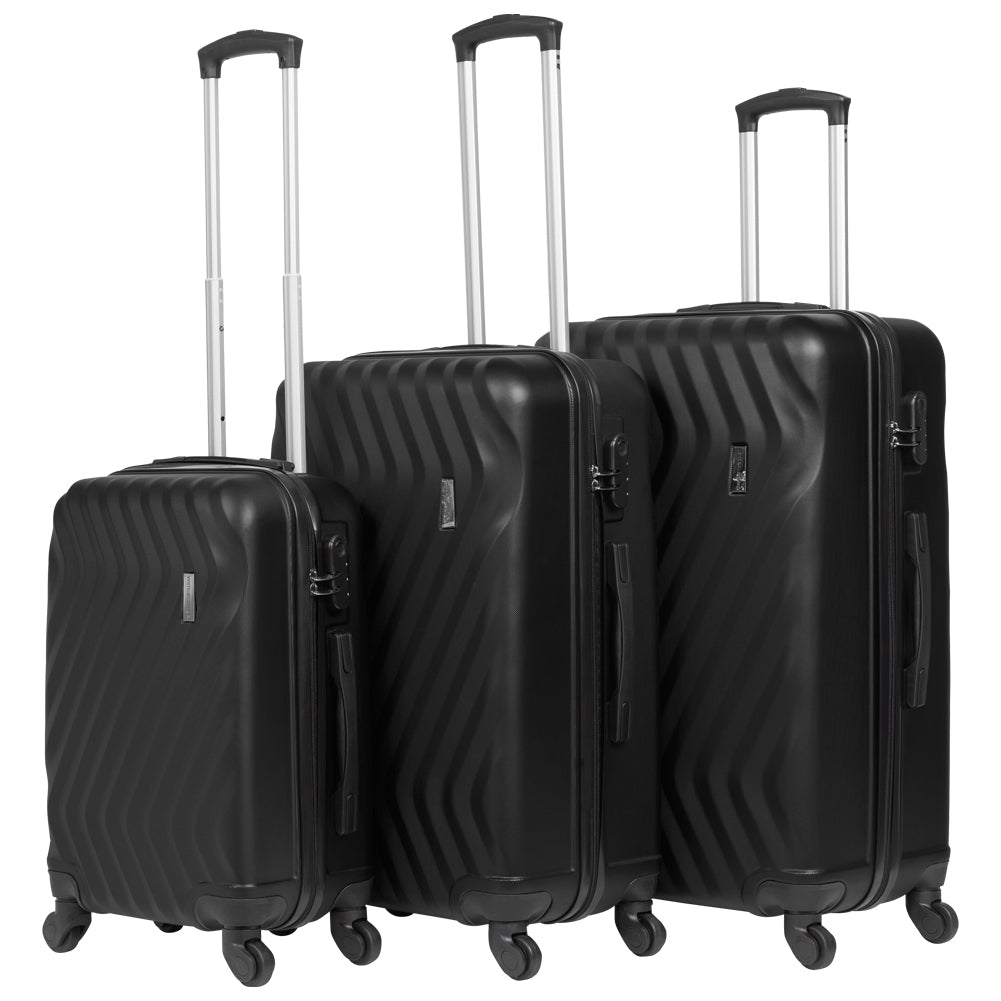 VERTICAL STUDIO "Reykjavik" Koffer 3-delige set 20" 25" 28" zwart