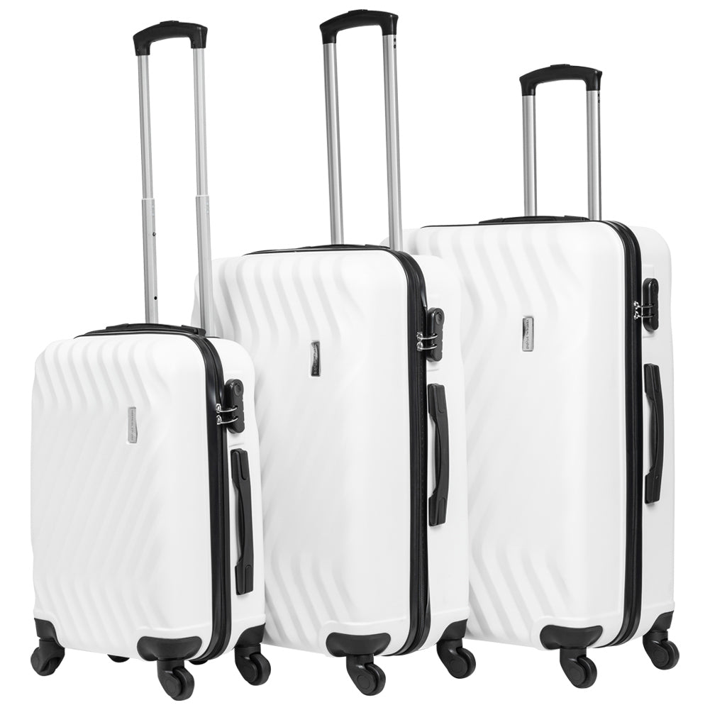 VERTICAL STUDIO "Reykjavik" koffer 3-delige set 20" 25" 28" wit