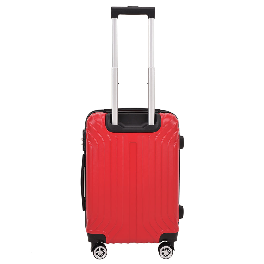 VERTICAL STUDIO "Kittilä" Koffer 3-delige set 20" 24" 28" rood