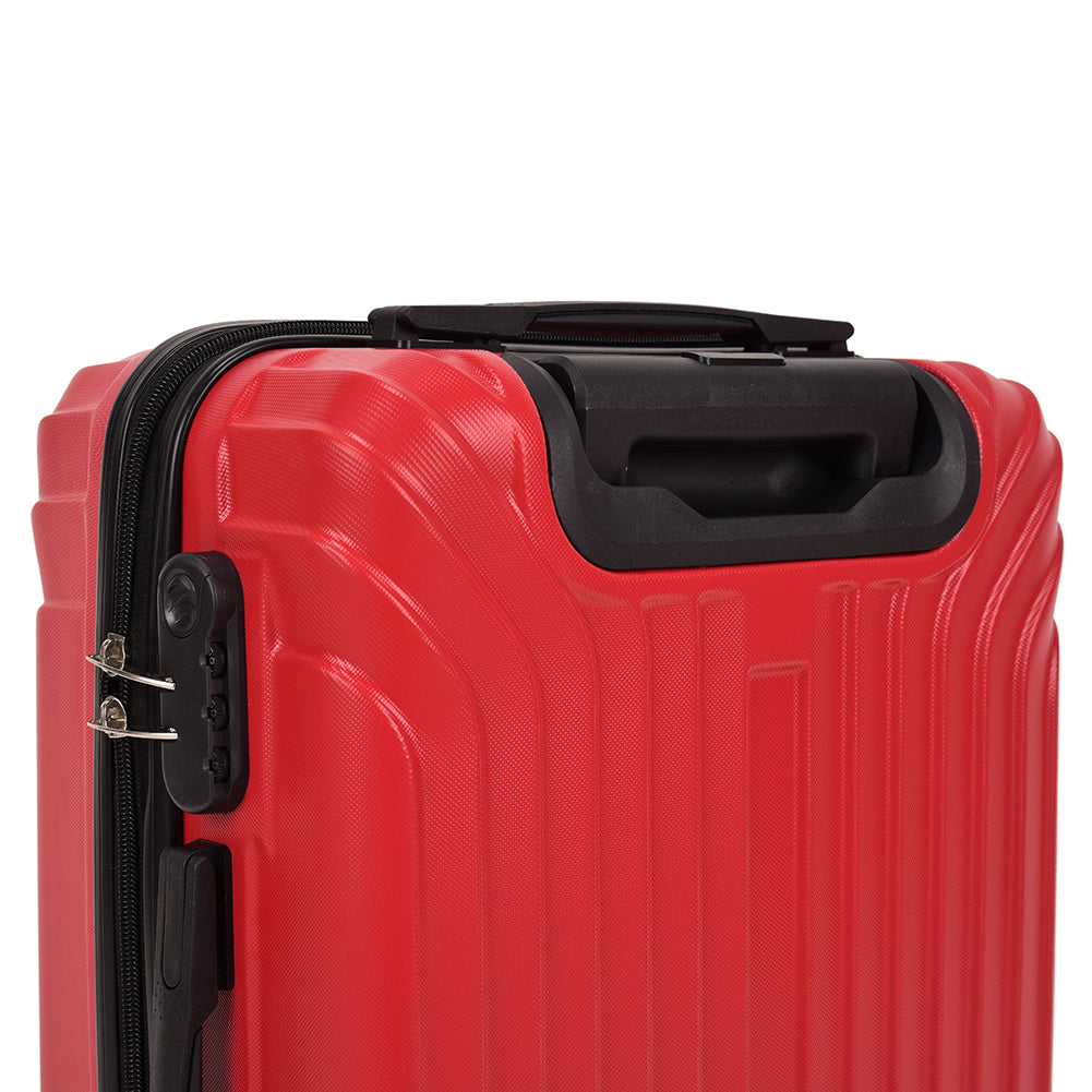 VERTICAL STUDIO "Kittilä" Koffer 3-delige set 20" 24" 28" rood