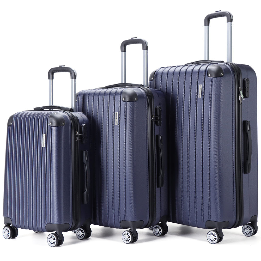 VERTICAL STUDIO "Göteborg" 20" 24" 28" koffer 3-delige set navy
