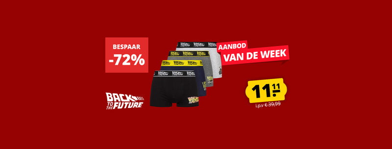 WochenDeal Back to the Future Herren Boxershorts