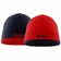 Zeus Double face beanie Wintermuts Rood Navy – Eén maat voor iedereen
