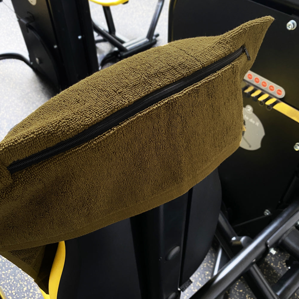 JELEX "100FIT" Fitness handdoek met zak legergroen