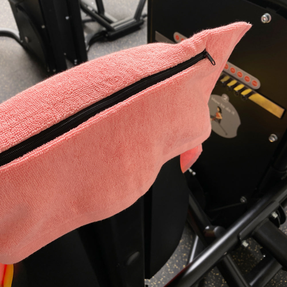 JELEX "100FIT" Fitness handdoek met zak roze