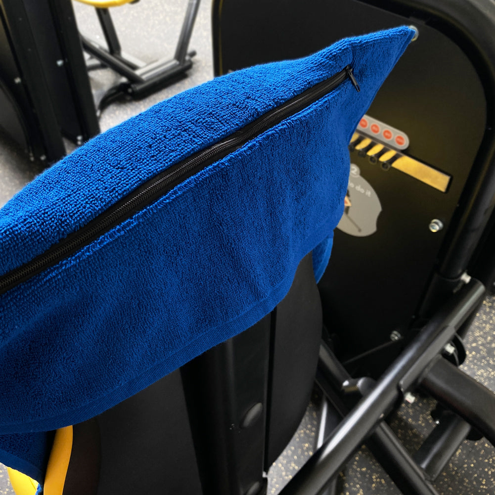 JELEX "100FIT" Fitness handdoek met zak koningsblauw