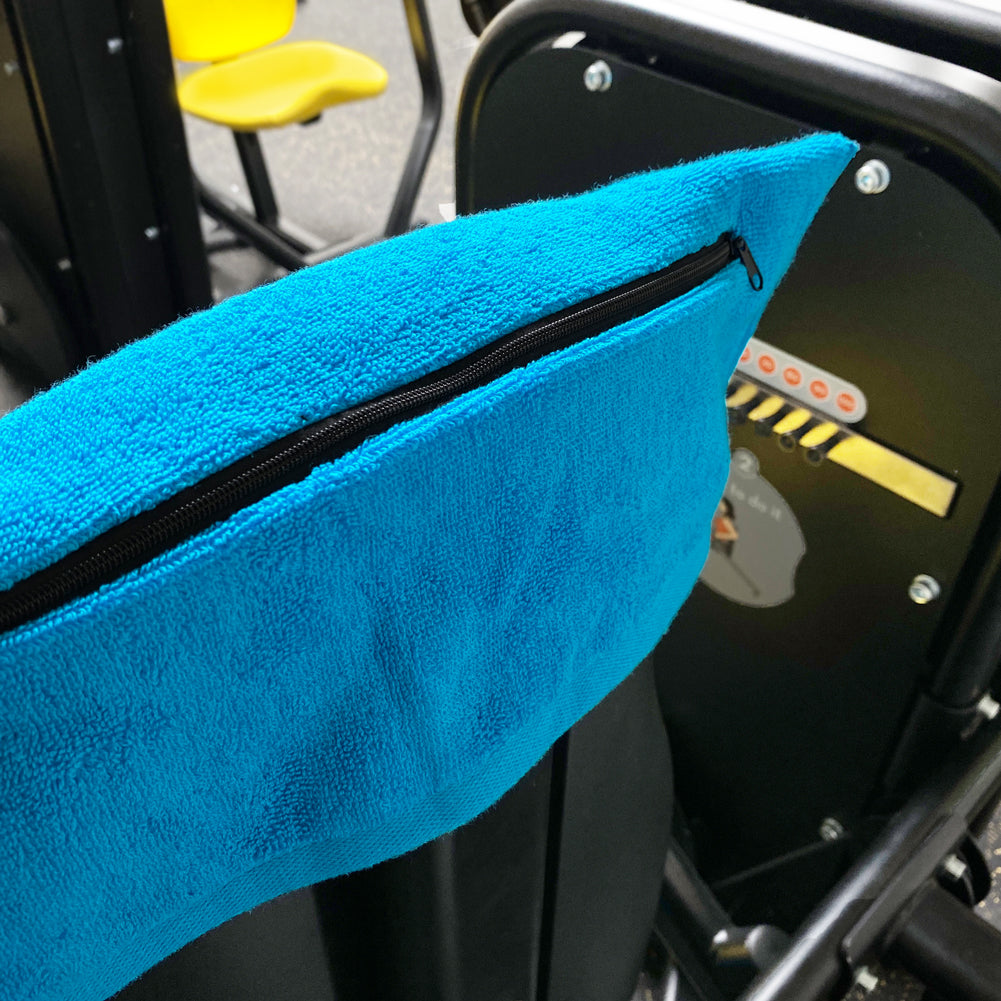 JELEX "100FIT" Fitness handdoek met zak turkoois